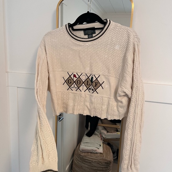 GOLF vintage cropped sweater - Picture 1 of 5